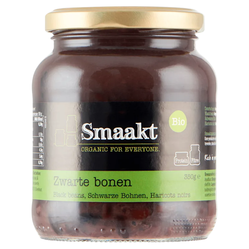 Smaakt Bio Zwarte Bonen 350 g