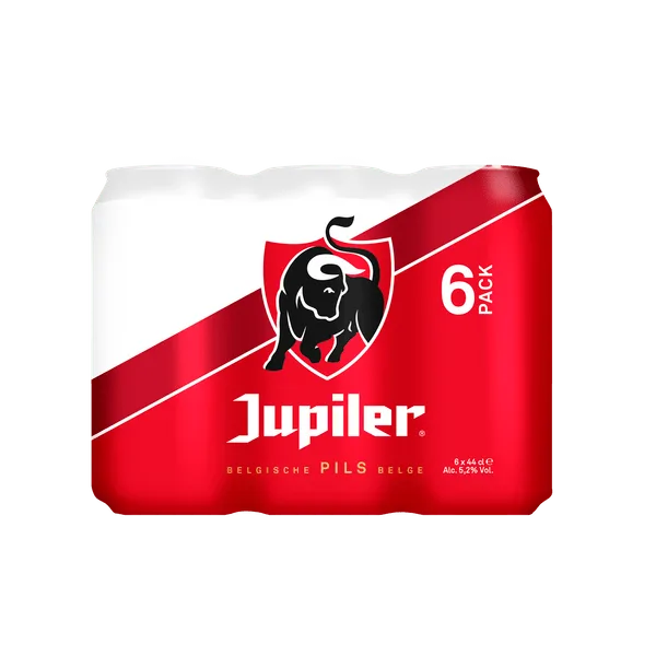 Jupiler Belgische Pils Bier Blikken 6 x 44 cl