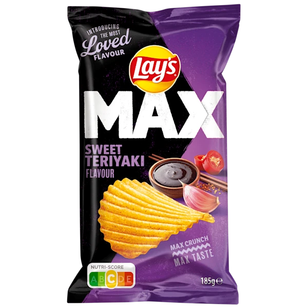 Lays Max Ribbel Chips Sweet Teriyaki