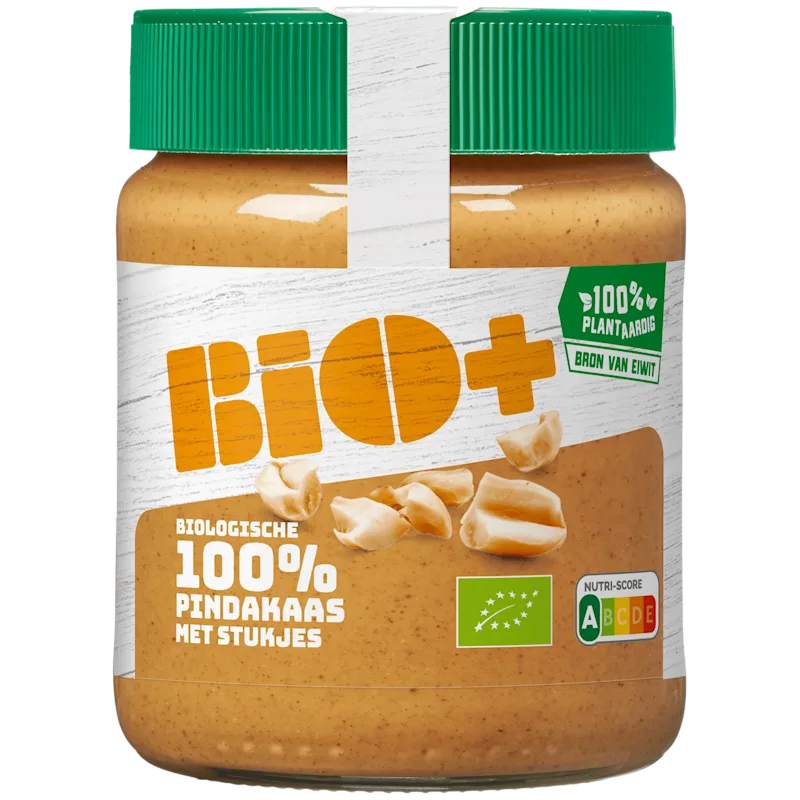 BIO+ Pindakaas 100% crunchy