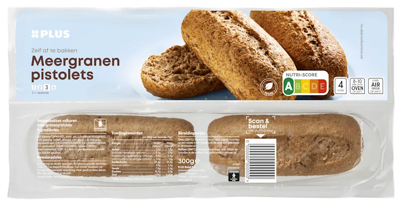 PLUS Pistolets meergranen