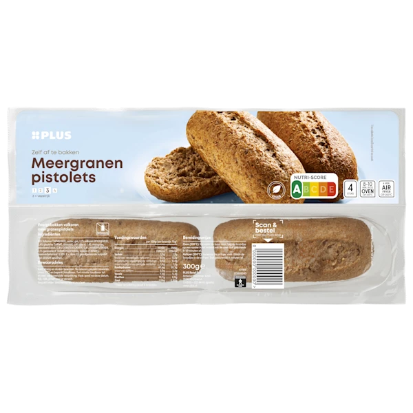 PLUS Pistolets meergranen