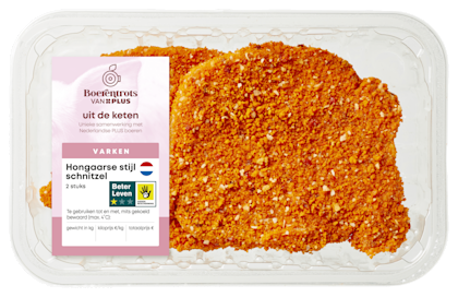 PLUS Boerentrots Schnitzel Hongaarse stijl 2st