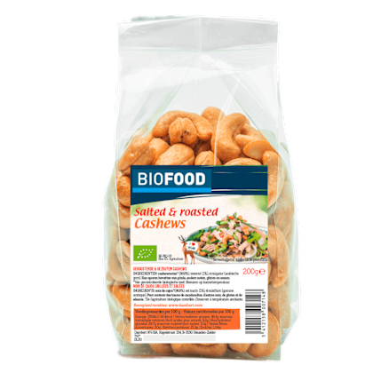 Biofood Salted & Roasted Cashew