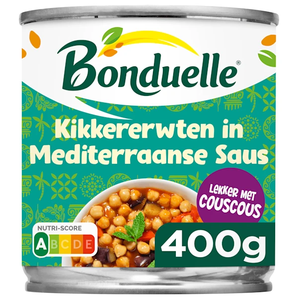 Bonduelle Kikkererwten in mediterraanse saus