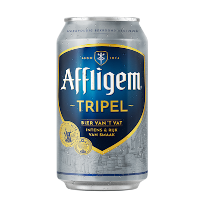 Affligem Tripel bier blik