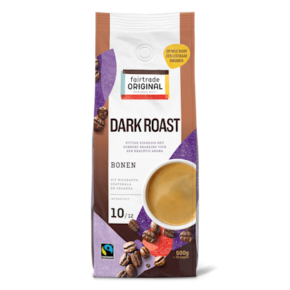 Fairtrade Original Dark roast 10 koffiebonen