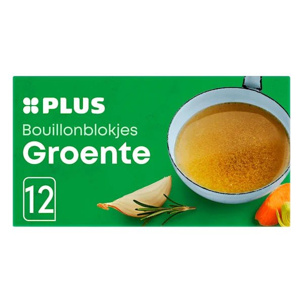 PLUS Bouillonblokjes groenten