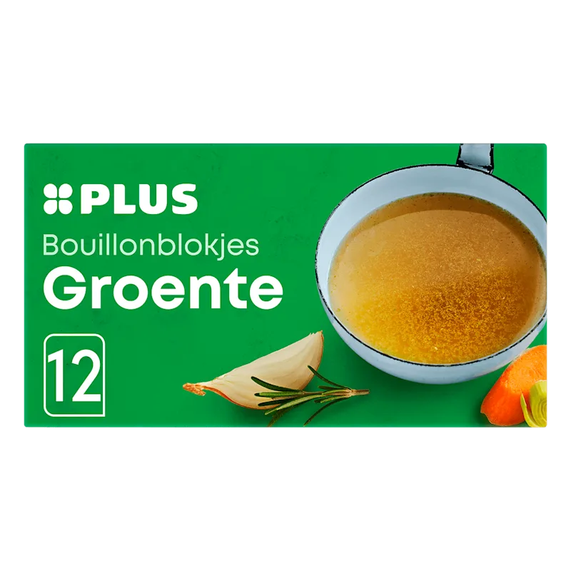 PLUS Bouillonblokjes groenten