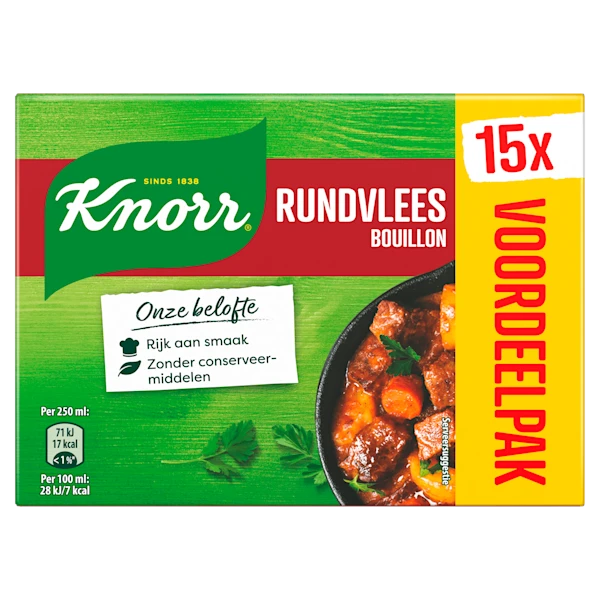 Knorr Bouillon blokjes rundvlees