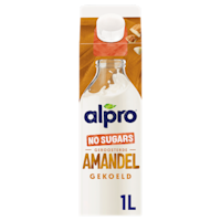 Alpro Amandeldrink Zonder Suikers Gekoeld