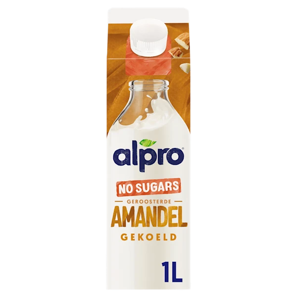 Alpro Amandeldrink Zonder Suikers Gekoeld