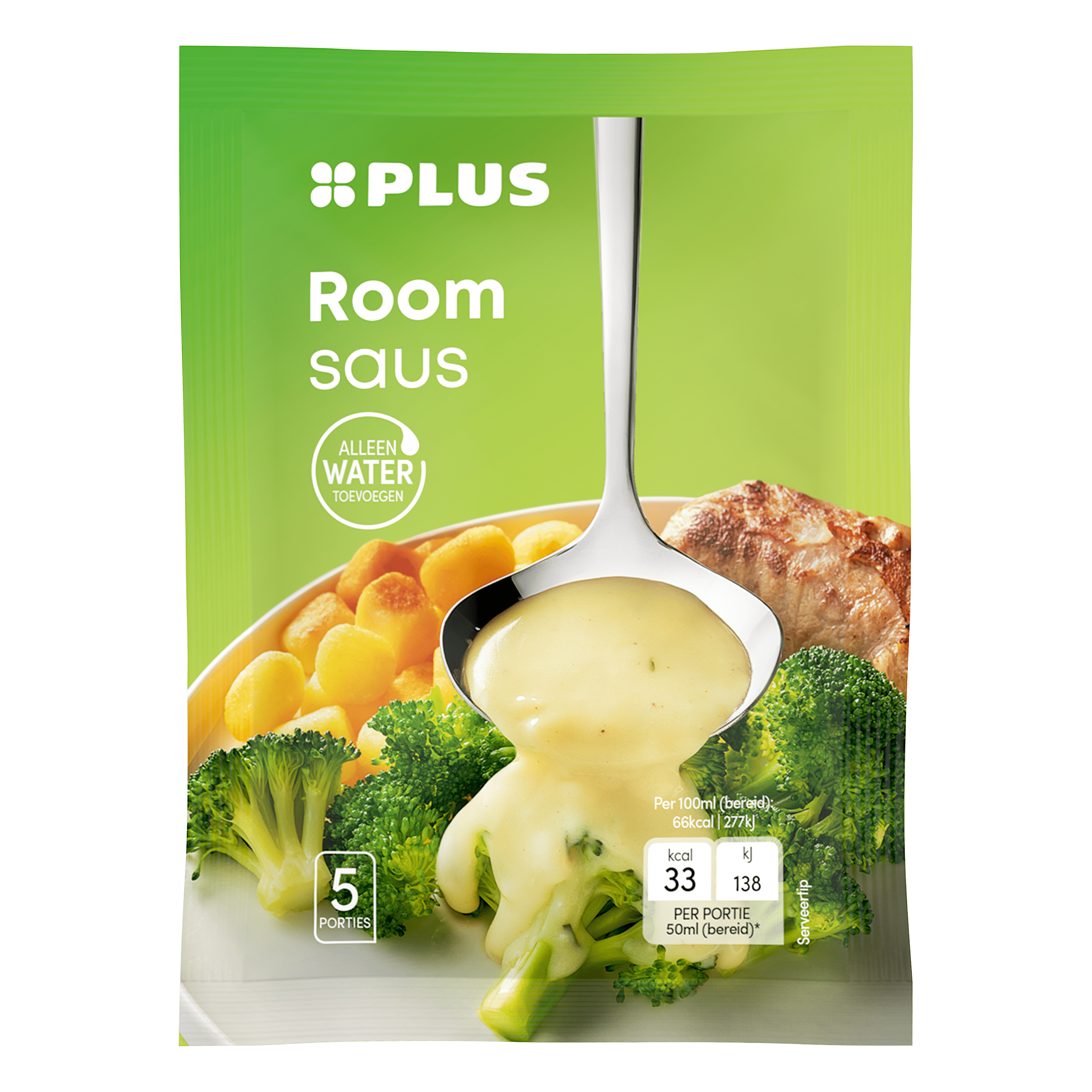 PLUS Mix voor roomsaus Per Zakje 46 g