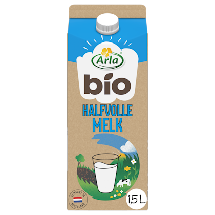 Biologisch halfvolle melk