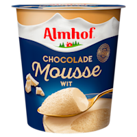 Almhof Mousse witte chocolade