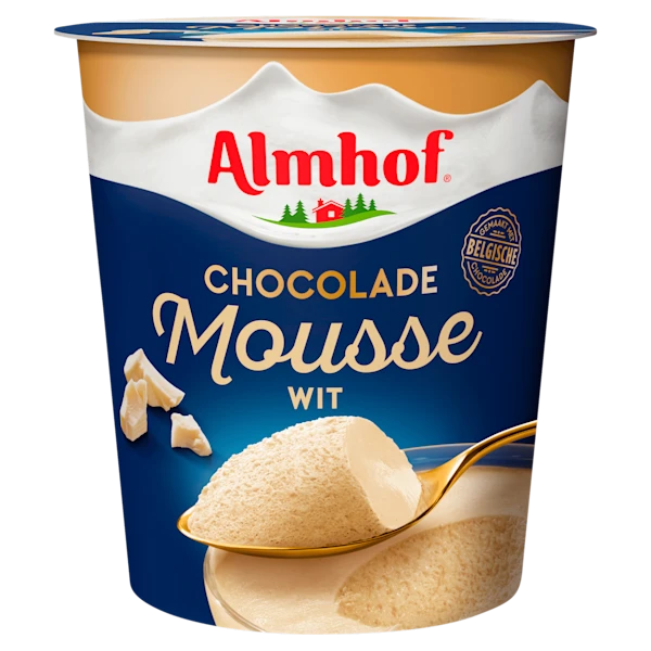 Almhof Mousse witte chocolade