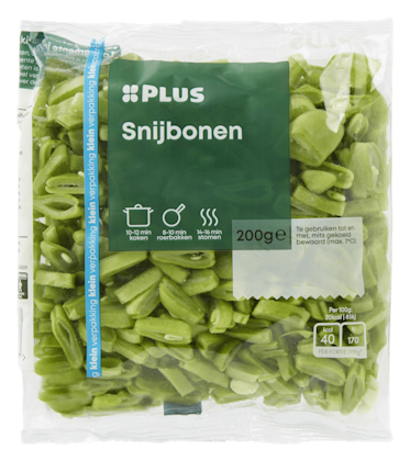 Snijbonen gesneden