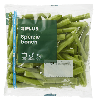 Sperziebonen gebroken