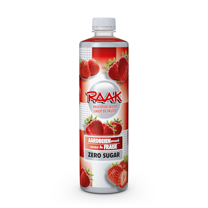 Vruchtensiroop aardbeien zero