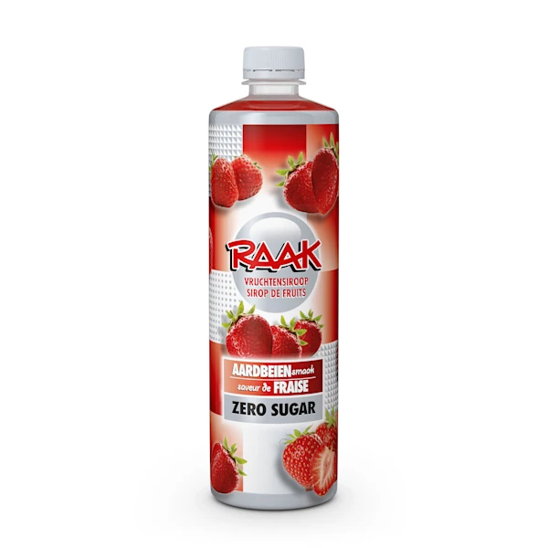 Raak Vruchtensiroop aardbeien zero