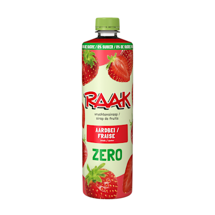 Raak Vruchtensiroop aardbeien zero