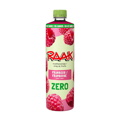 Raak Vruchtensiroop framboos zero