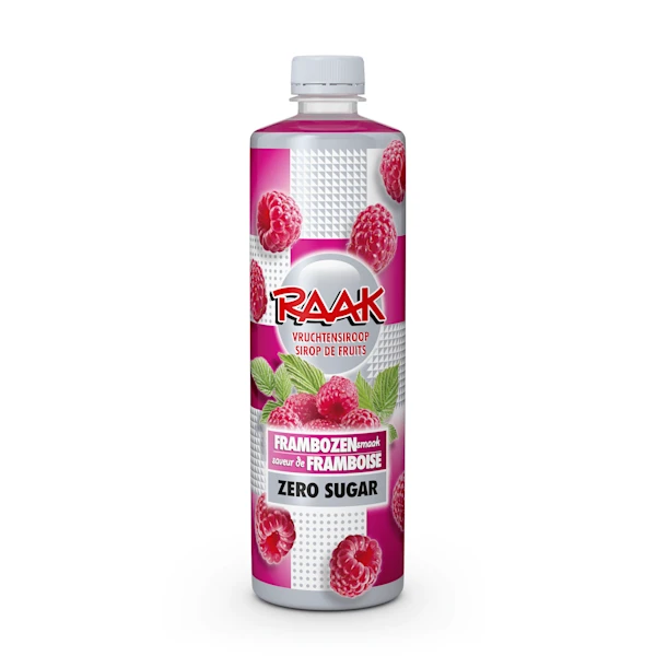 Raak Vruchtensiroop framboos zero