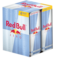 Red Bull Energy drink zero 4-pack
