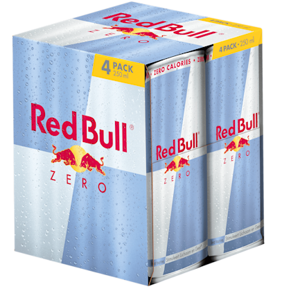 Energy drink zero 4-pack