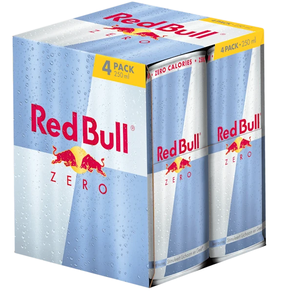 Red Bull Energy drink zero 4-pack