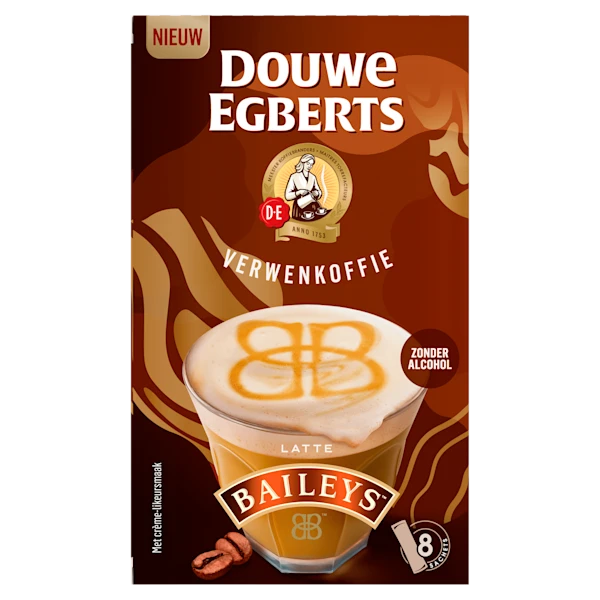 Douwe Egberts Verwenkoffie baileys oploskoffie