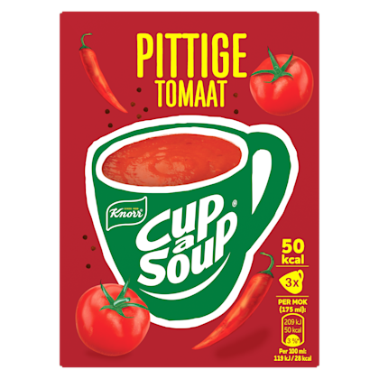 Cup-a-soup pittige tomaat