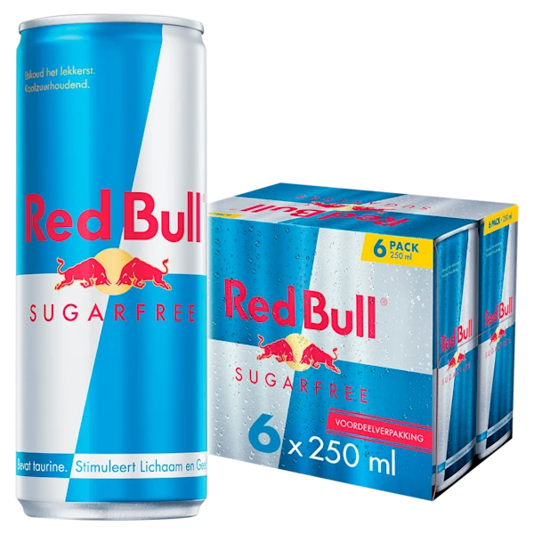 Red Bull Energy drink suikervrij 6-pack