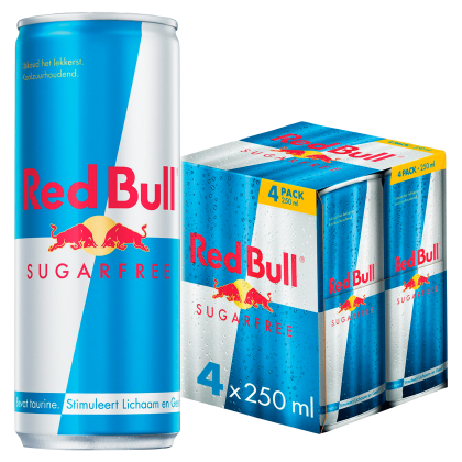 Energy drink suikervrij 4-pack