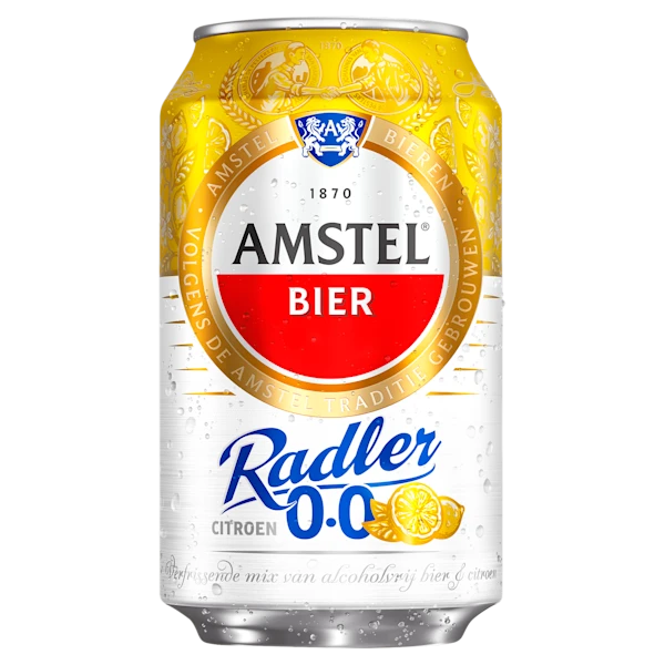 Amstel Radler citroen 0.0 bier blik