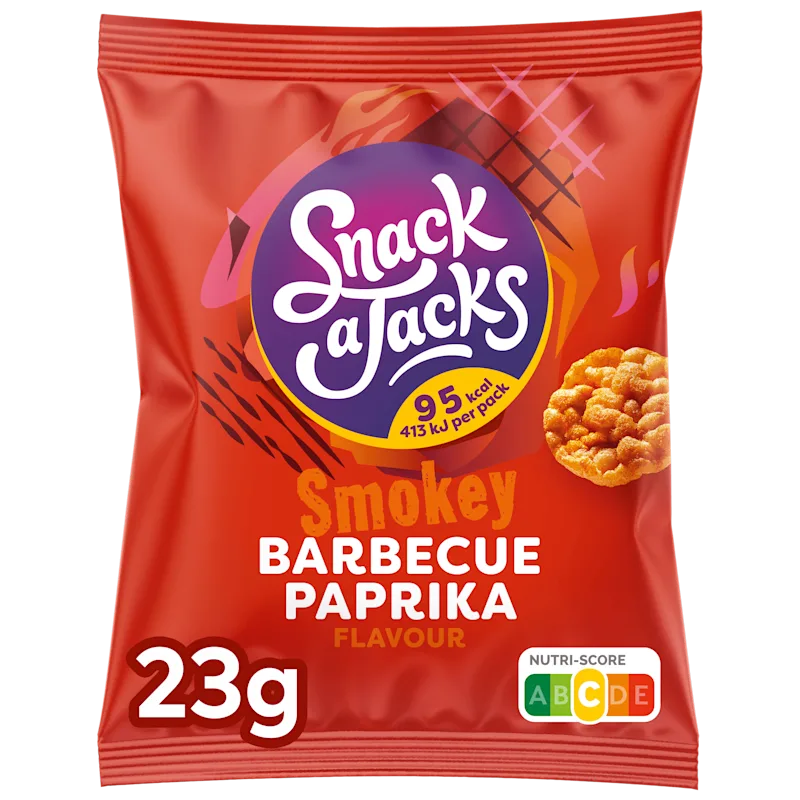 Snack A Jacks Rijstwafels BBQ Paprika