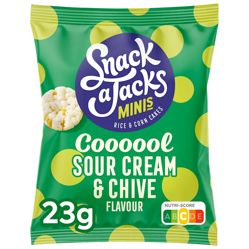 Snack A Jacks Rijstwafels Sour Cream bieslook