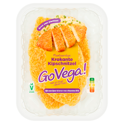 Plantaardige Krokante Kipschnitzel