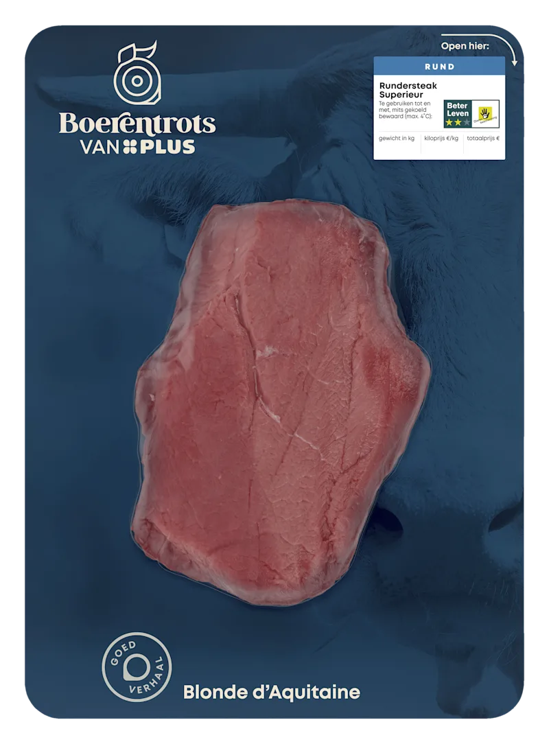 PLUS Boerentrots Runder steak superieur