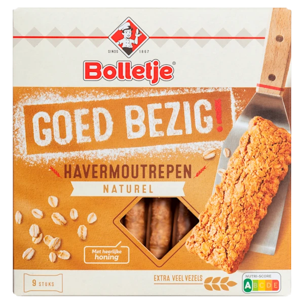 Bolletje Goed bezig stevige havermoutrepen
