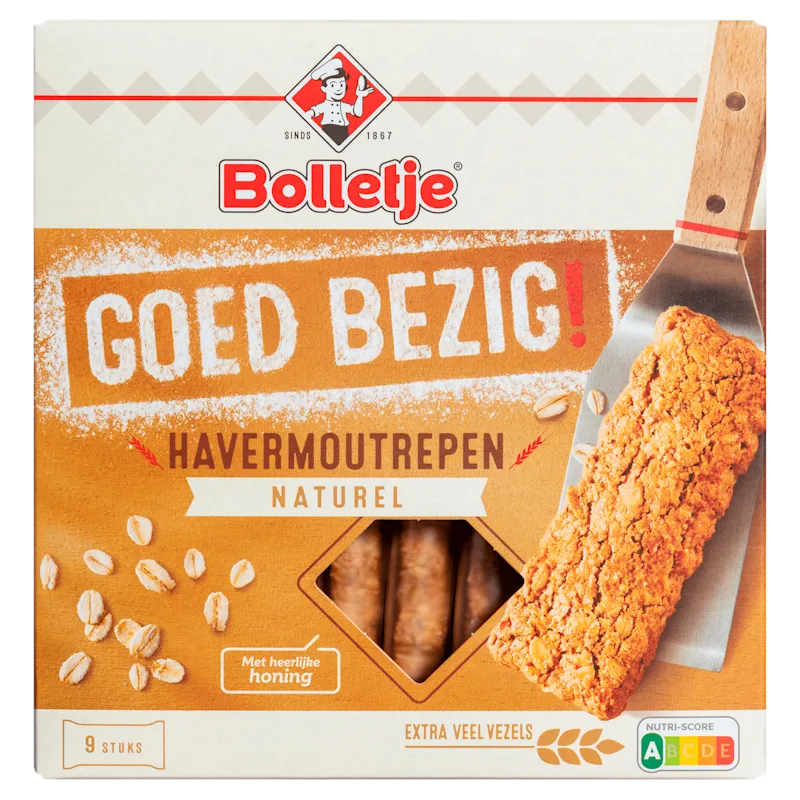 Bolletje Goed bezig stevige havermoutrepen