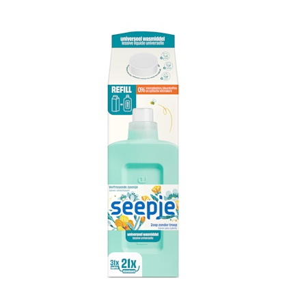 Seepje Wasmiddel Refill Uni Jasmijn