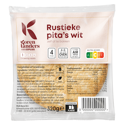 PLUS Korenlanders Pita's rustiek wit