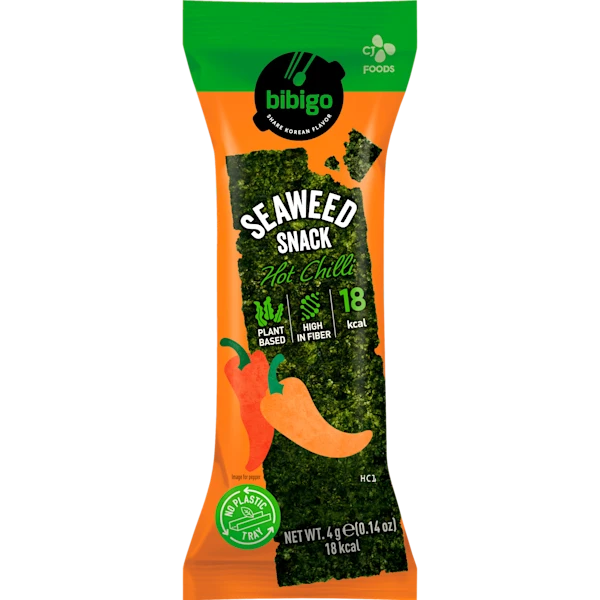 Bibigo Zeewiersnack Pittige chili