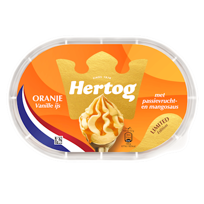Hertog Oranje vanille ijs passievrucht-mango