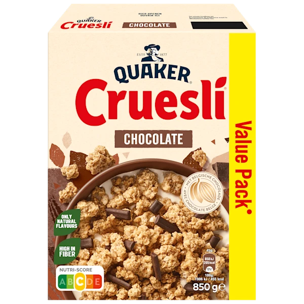 Quaker Cruesli Chocolade GVP