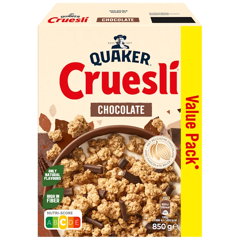 Quaker Cruesli Chocolade GVP