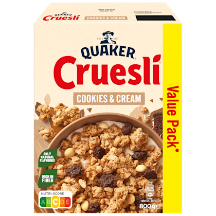 Cruesli Cookies & Cream GVP - PLUS