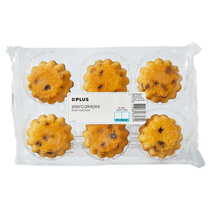 Stercakejes Rozijnen 6 stuks