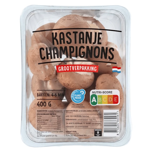 Neutraal Kastanjechampignons
